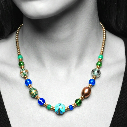 Designer boho ethno collier - designer,