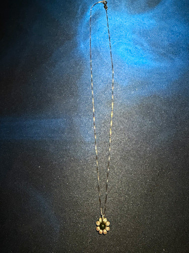 Silberfarbene kette mit - silberfarbene,