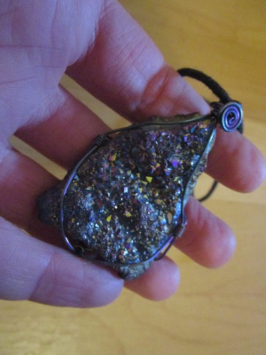 Halskette mit stein boho - halskette,