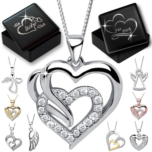 Damen halskette mit herz - damen,