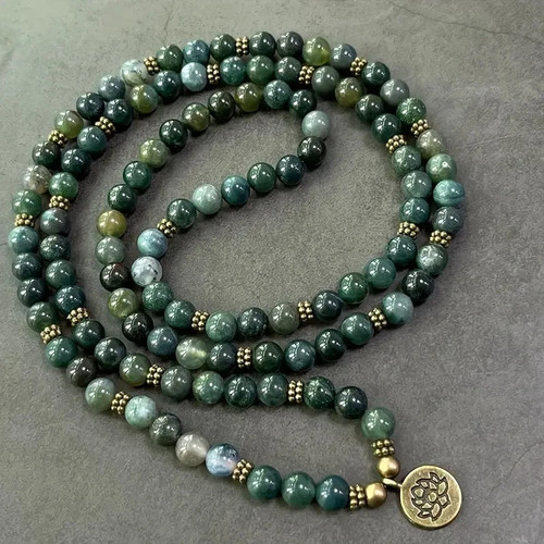 Mala halskette 108 - 108, moosachat