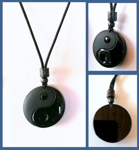 Halskette yin yang - ,