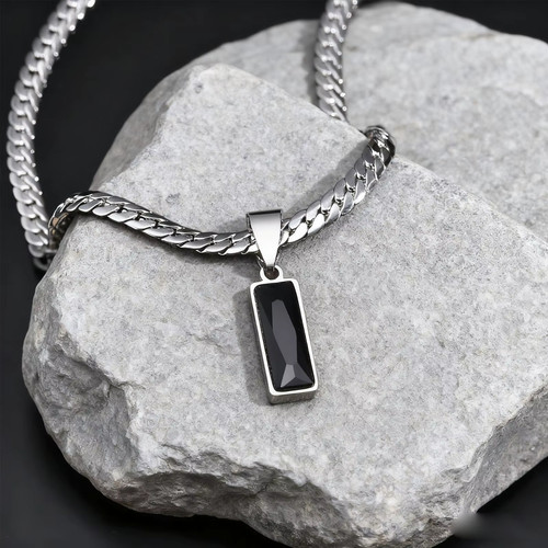 Herren halskette silber - herren, mit