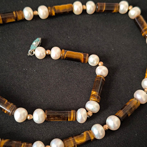 Halskette perlenkette mit - halskette,