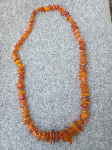 Echte bernsteinkette 90cm 64gr - echte,