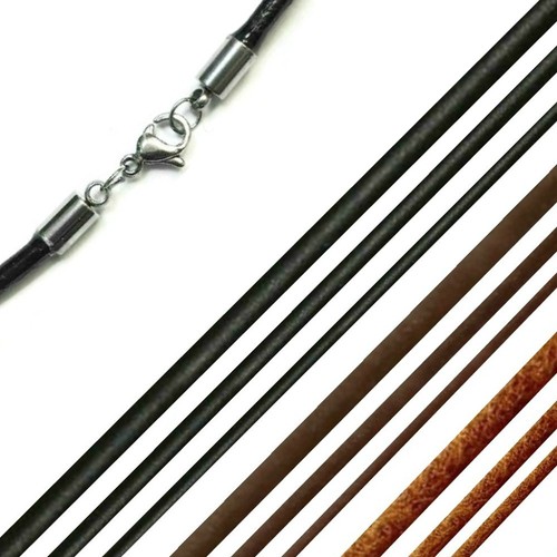 19cm 80cm leder - 80cm, halskette