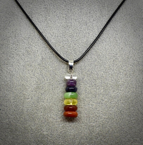 Chakra buttons edelsteine - 7,