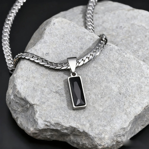Herren halskette silber mit - herren,